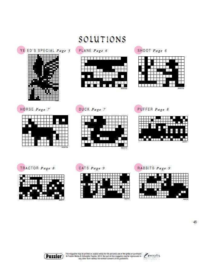 Hanjie Printable Puzzle | Puzzler®